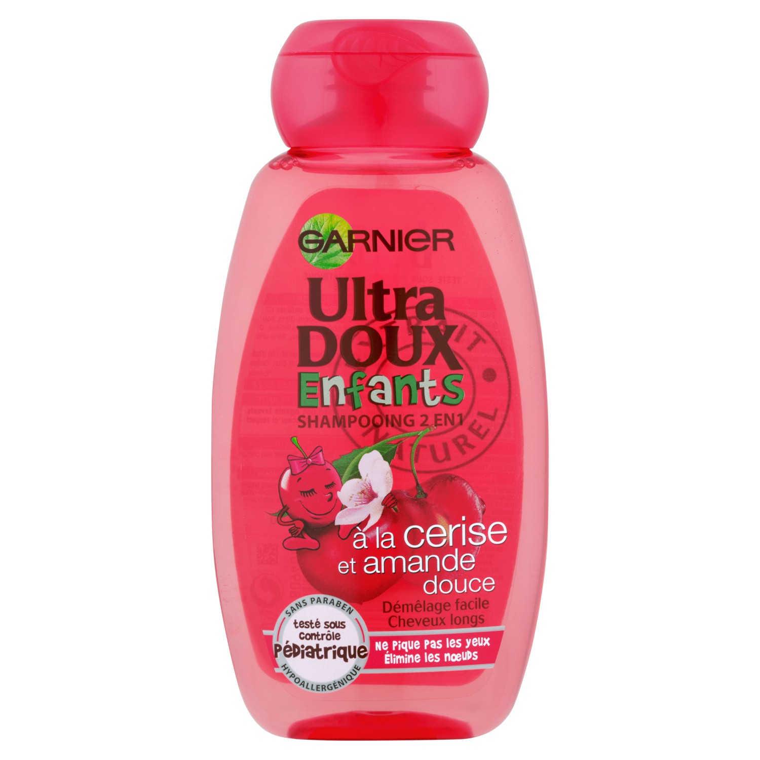 Garnier ultra doux - Shampoing 2 en 1 Cerise & Amande douce - 250 ml